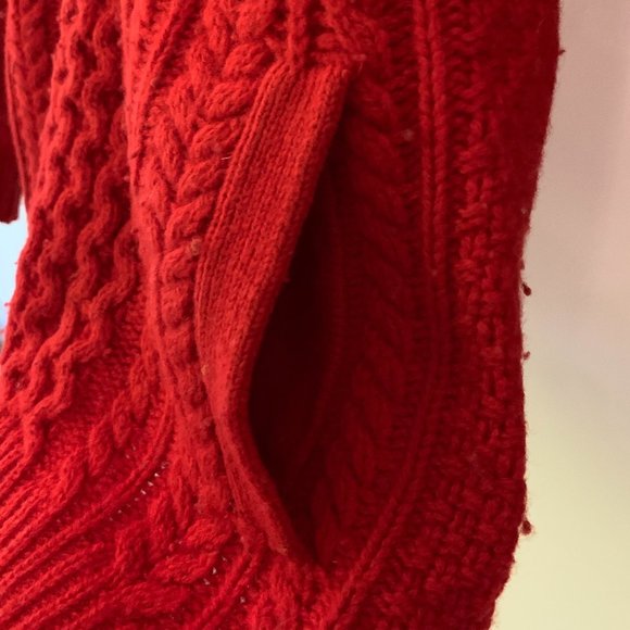 J. Crew Red Crewneck Knit Sweater - Picture 6 of 8